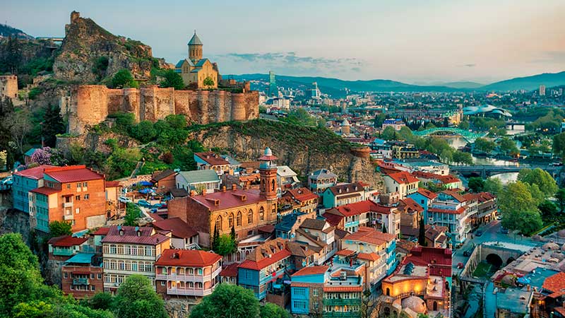 Utsikt over Tbilisi