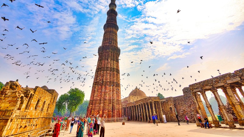 Ankomst Delhi og sightseeing