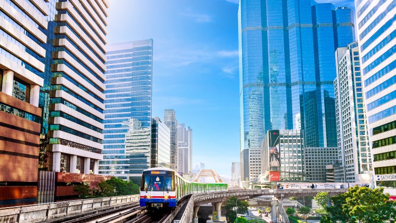 skyskrapere og t-bane 