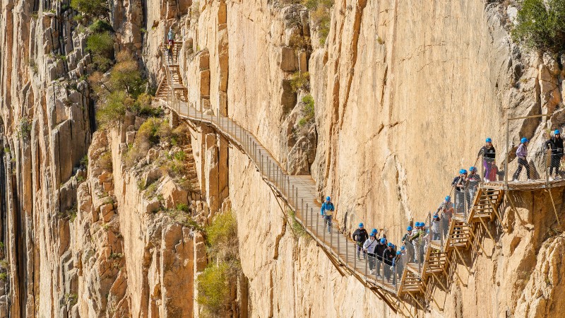Vandring langs den legendariske El Caminito del Rey