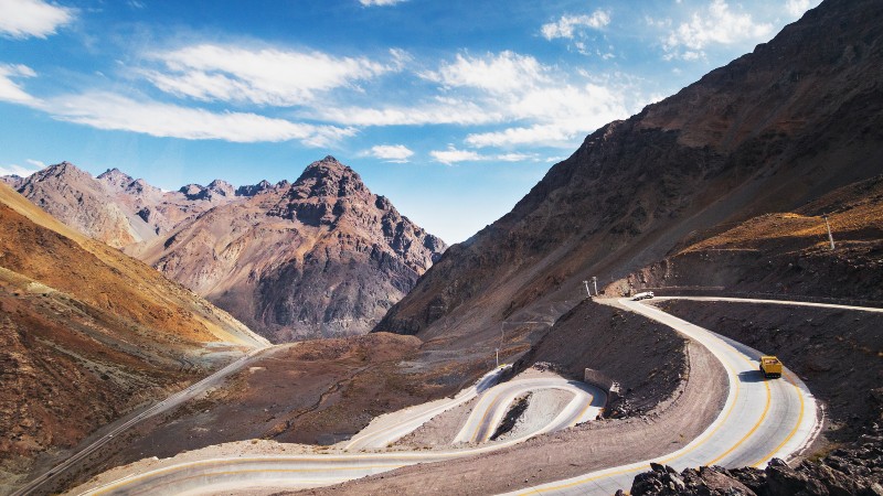 Over Andesfjellene til Mendoza