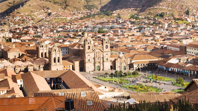 Inkaenes historiske hovedstad Cusco