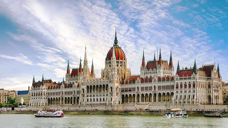 Parlamentsbygningen i Budapest
