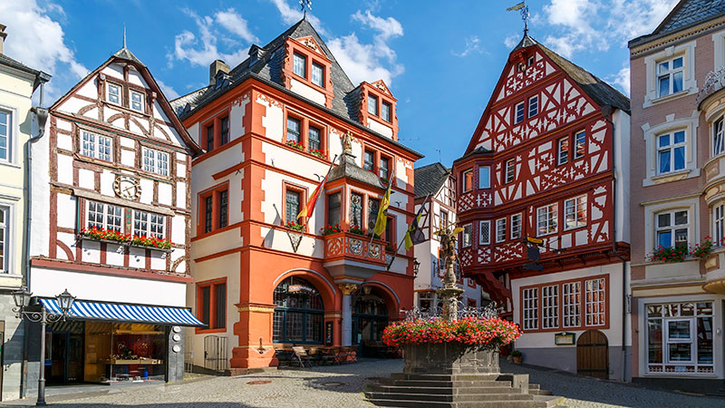 Gamlebyen i Bernkastel-Kues