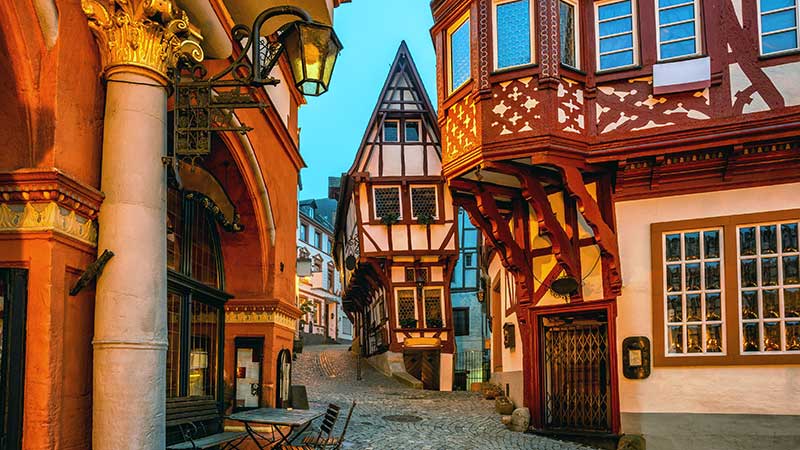 Gamlebyen i Bernkastel-Kues