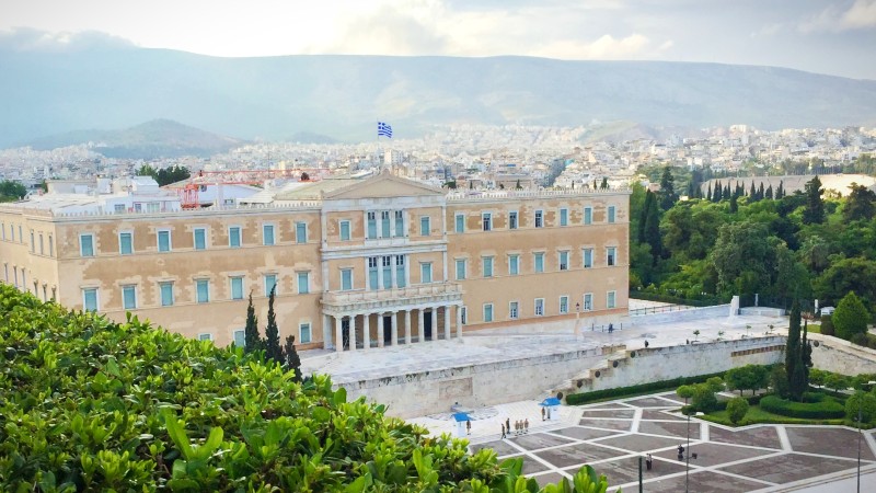 Syntagma-plassen,Athen Parlamentet på Syntagma-plassen