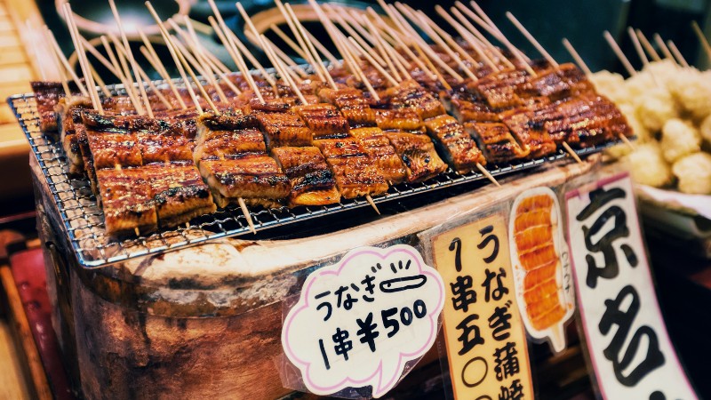 Grillspyd selges p markedet