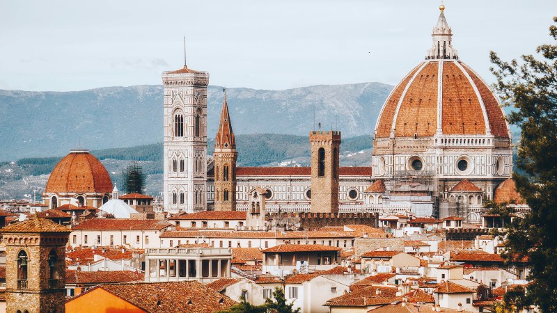 Firenze Katedralen Santa Maria del Fiore i Firenze