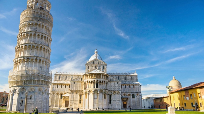 Pisa Katedralen og det skjeve tårnet i Pisa