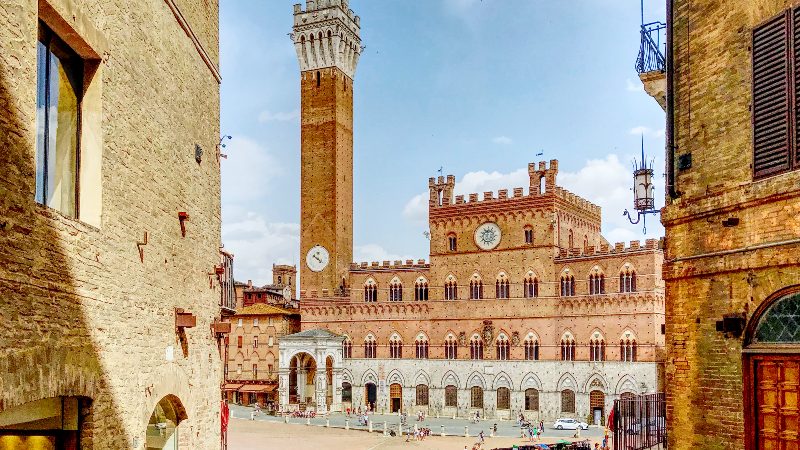 Siena Gammelt torg i Siena