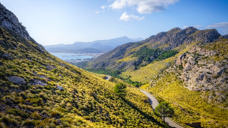 Tramuntana-fjellene Fin vei gjennom ramuntana-fjellene