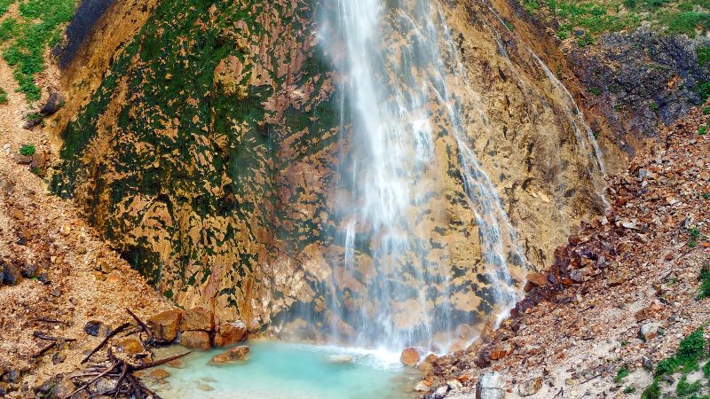 Rinka-fossen Bunnen av Rinka-fossen