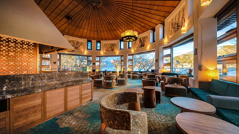 Lounge p Fuji Lake Hotel