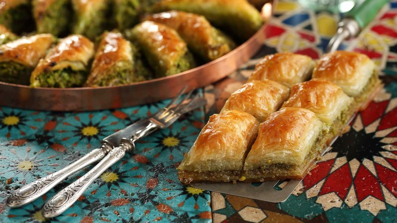 lokale delikattesser laget av butterdeig 