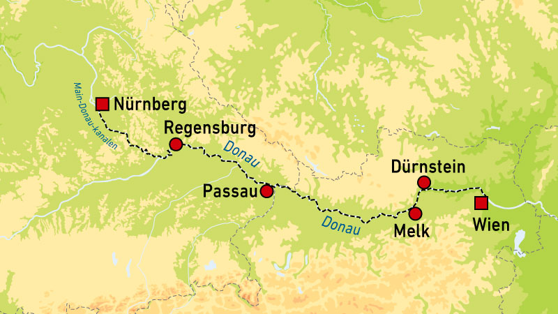 Oslo - Mnchen - Nrnberg