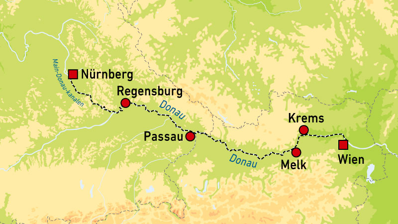 Oslo - München - Nürnberg